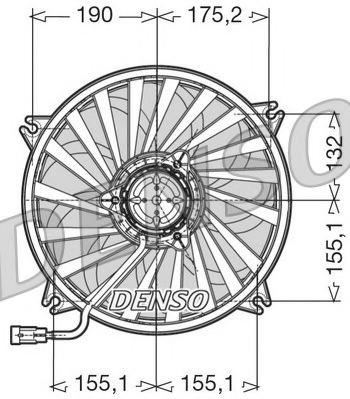 NPS DER07005 Fan, radiator